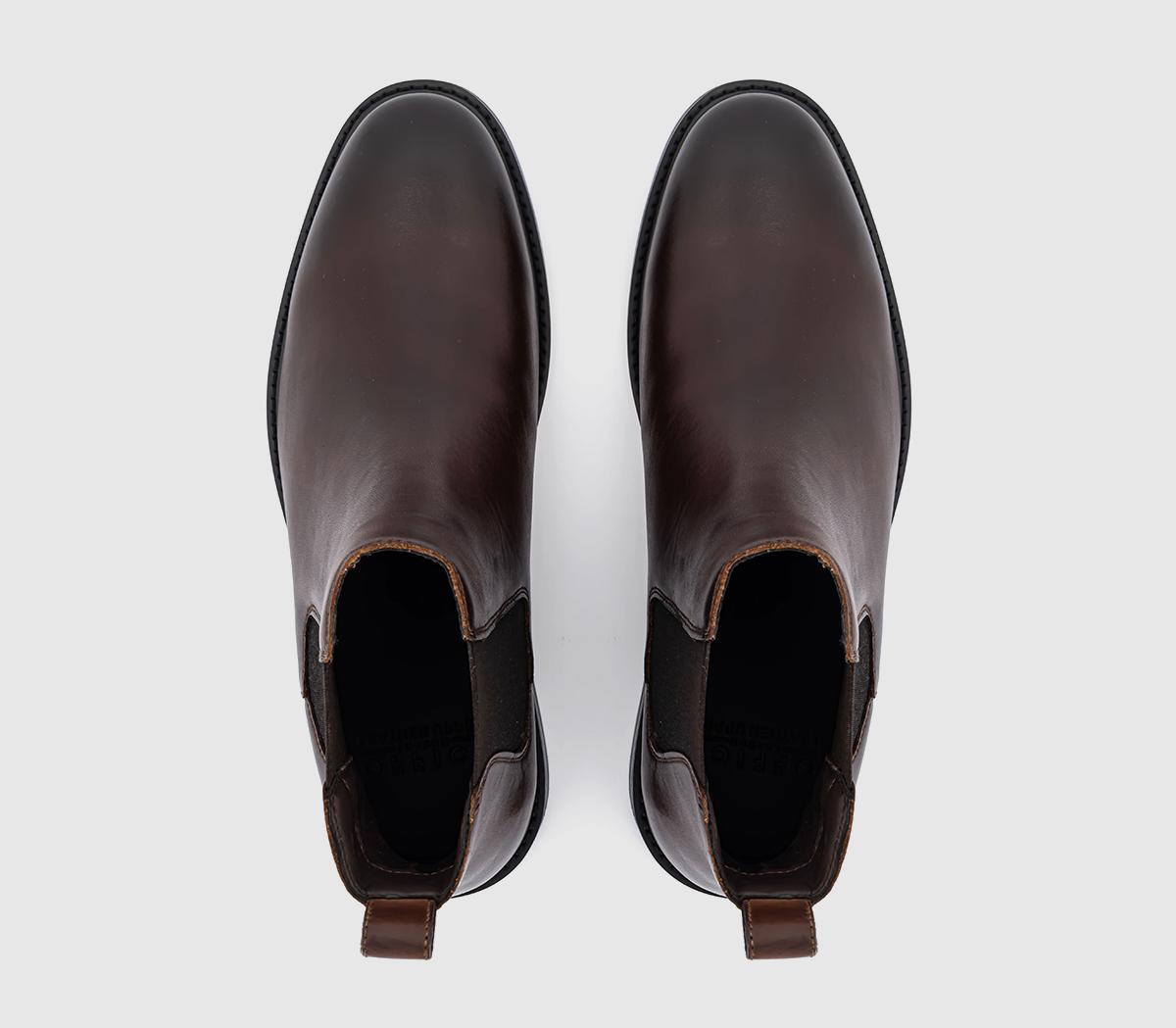 OFFICEBroadway Chelsea Boots OFFICEBroadway Chelsea BootsBrown Leather