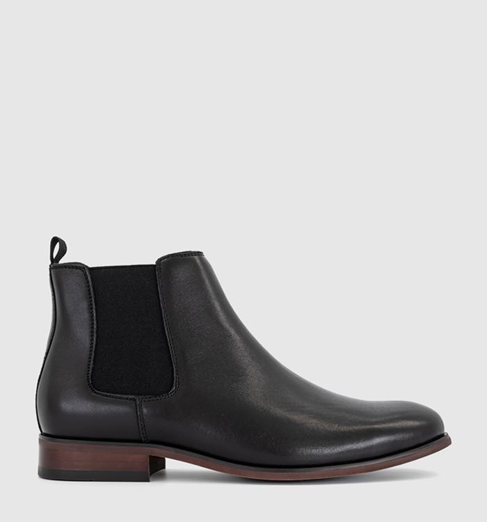 OFFICE Berkley Chelsea Boots Black Leather