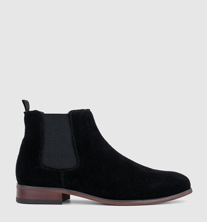 OFFICE Berkley Chelsea Boots Black Suede