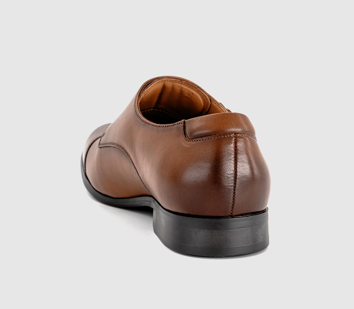 OFFICE Michal Double Strap Monk Shoes OFFICE Michal Double Strap Monk Shoes Tan Leather