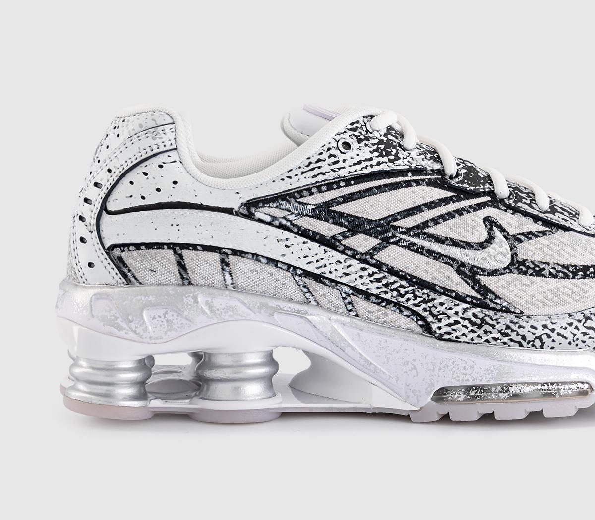 NikeShox Ride 2 TrainersWhite Mtlc Platinum Black Flt Gold