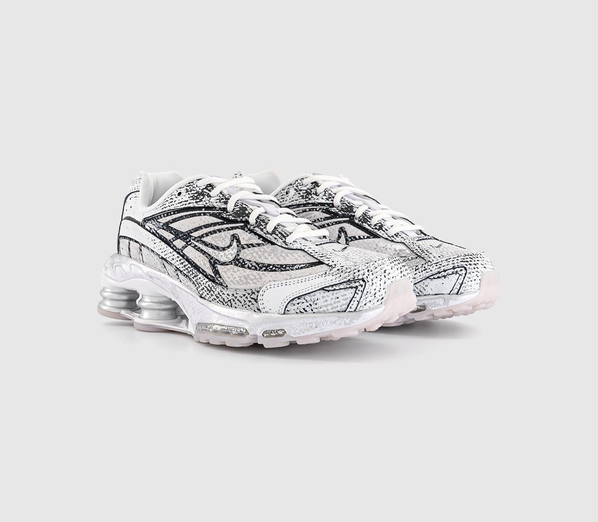 NikeShox Ride 2 TrainersWhite Mtlc Platinum Black Flt Gold