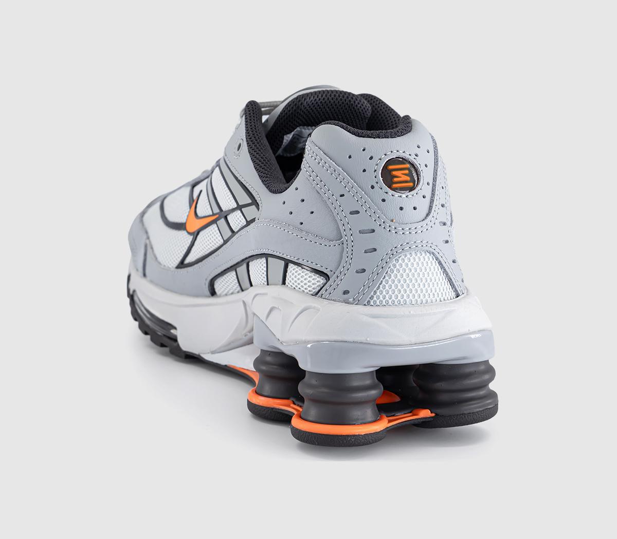 NikeShox Ride 2 TrainersPhoton Dust Total Orange Light Smoke Grey