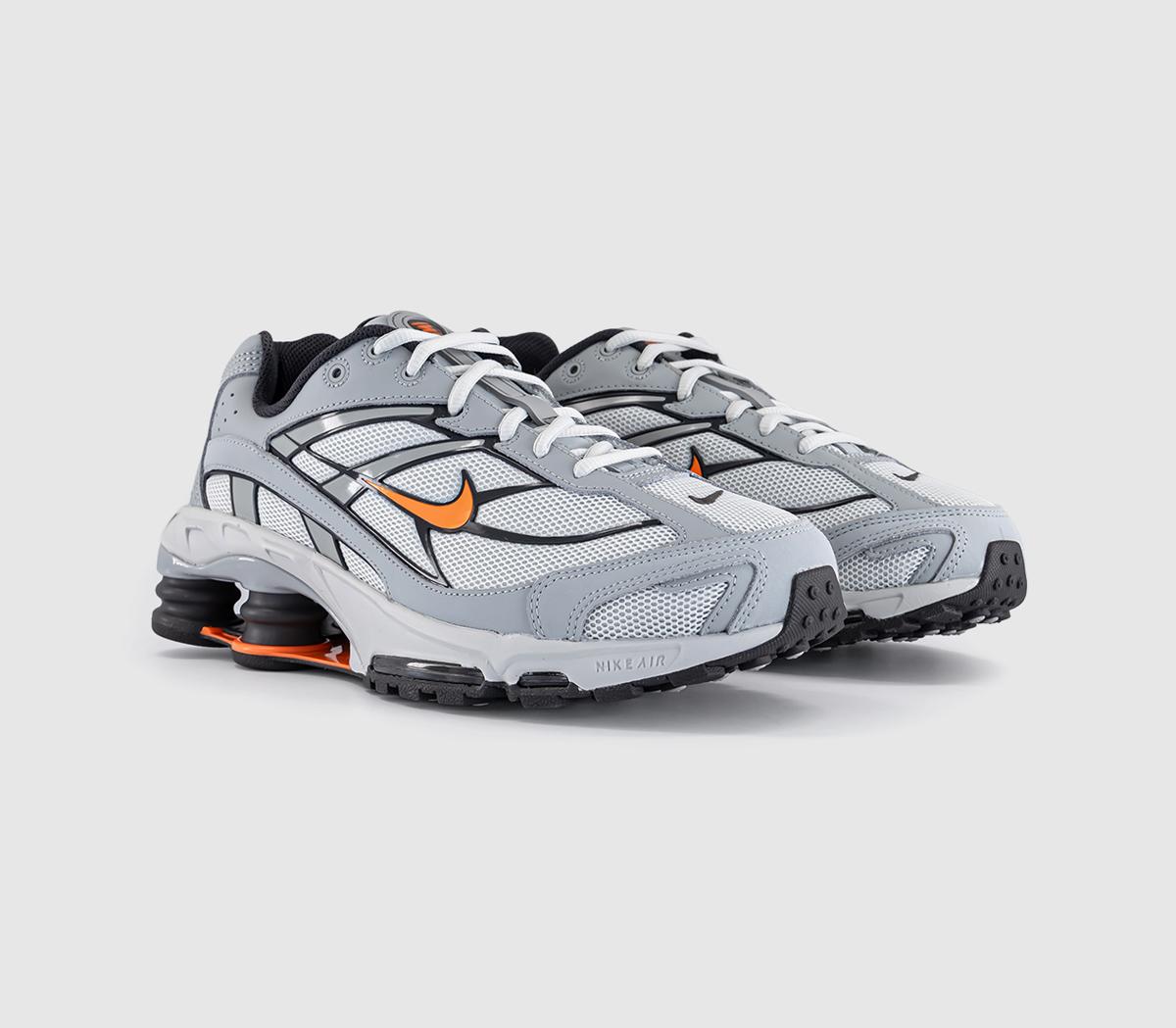 NikeShox Ride 2 TrainersPhoton Dust Total Orange Light Smoke Grey