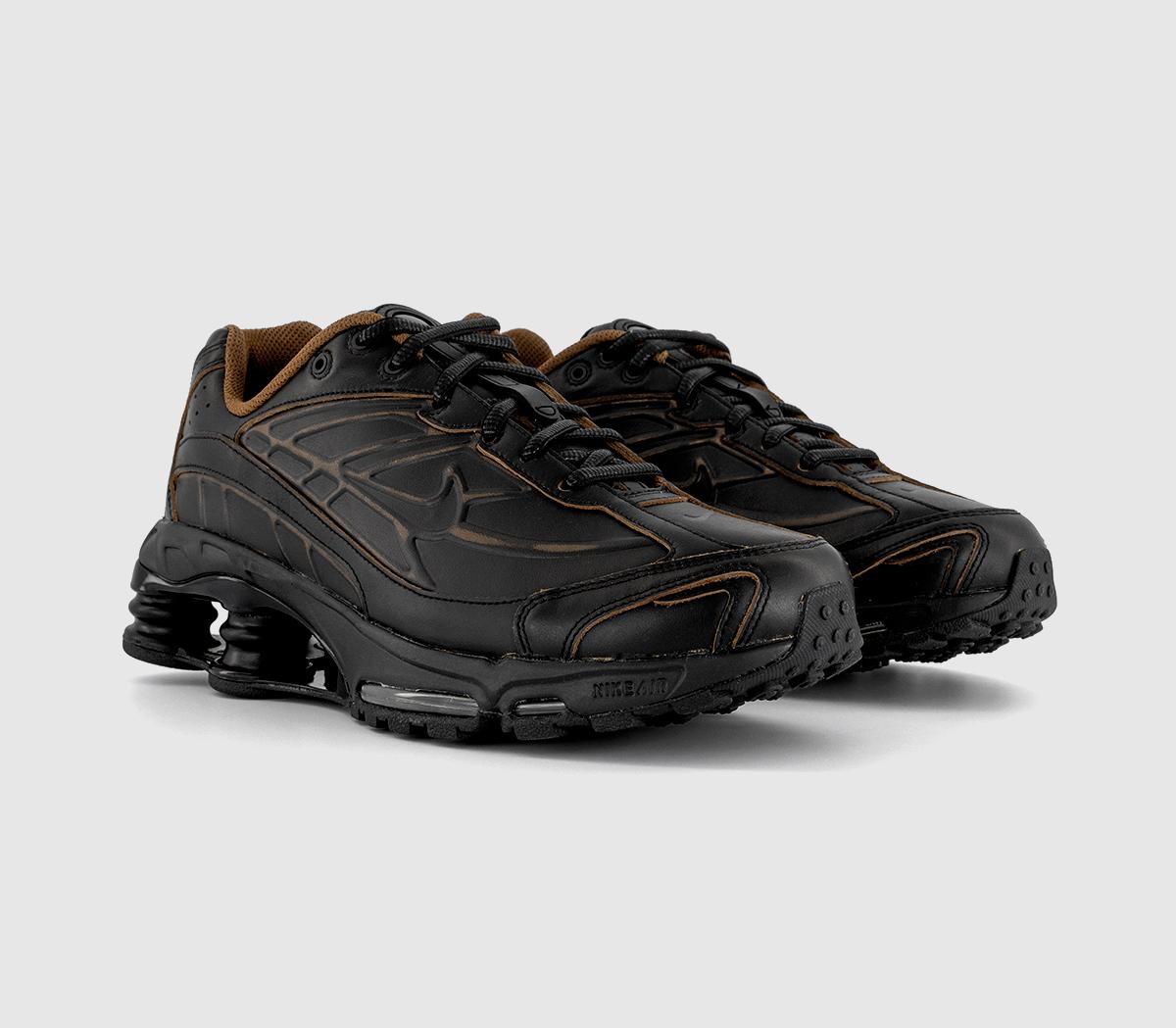 NikeShox Ride 2Black Black Light British Tan