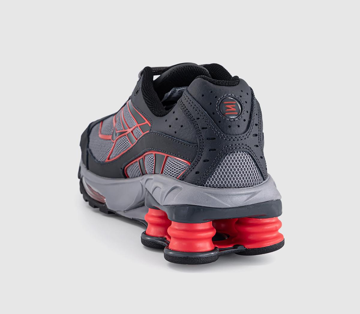 NikeShox Ride 2 TrainersPencil Point Black Anthracite Fire Red