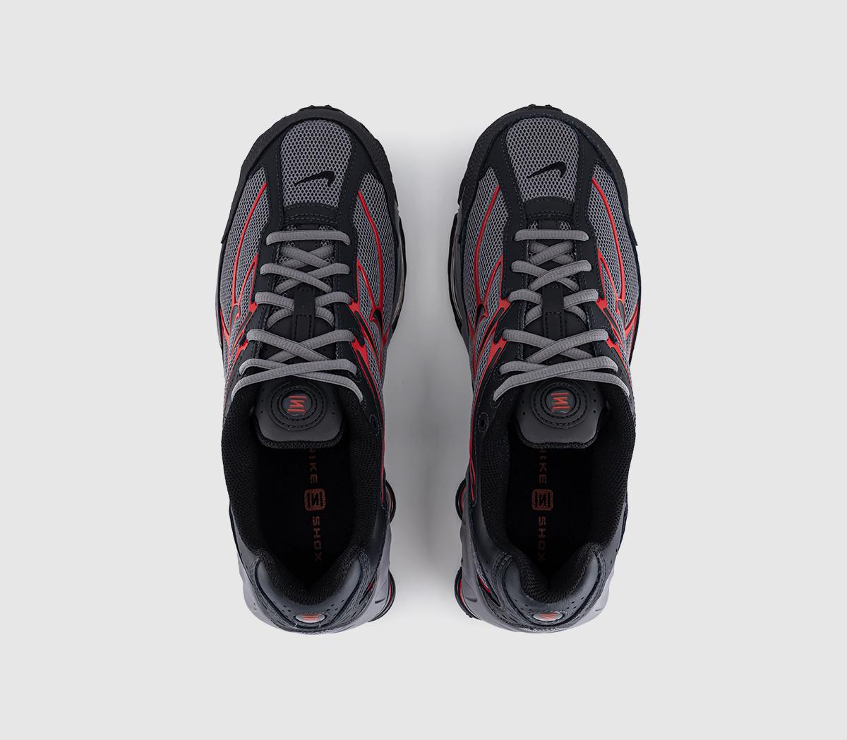 NikeShox Ride 2 TrainersPencil Point Black Anthracite Fire Red