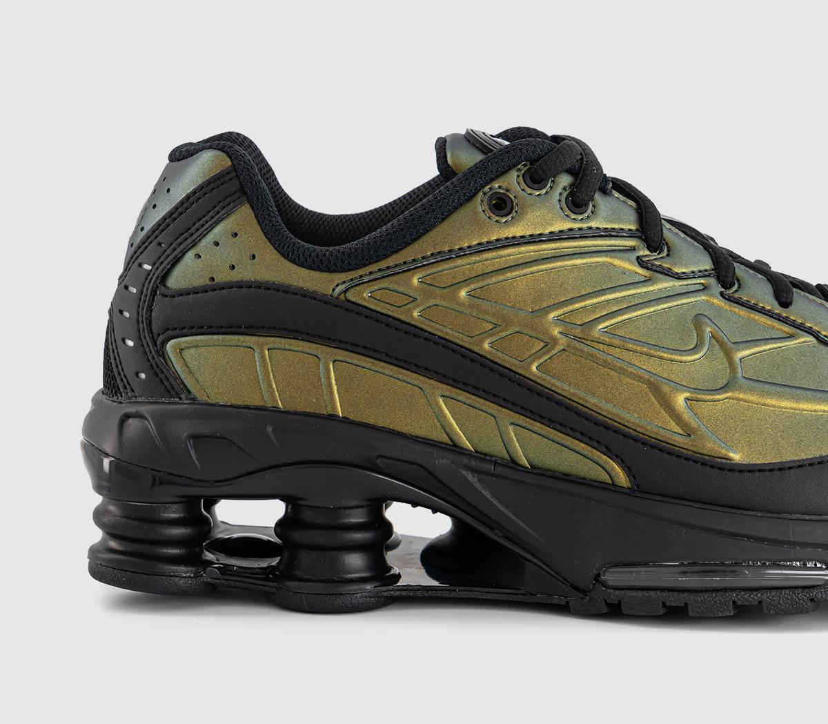 Nike Shox Ride 2 Trainers Black Black Olive Flak Metallic Silver
