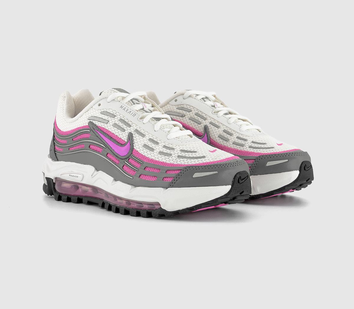 nike air max plus grey and pink