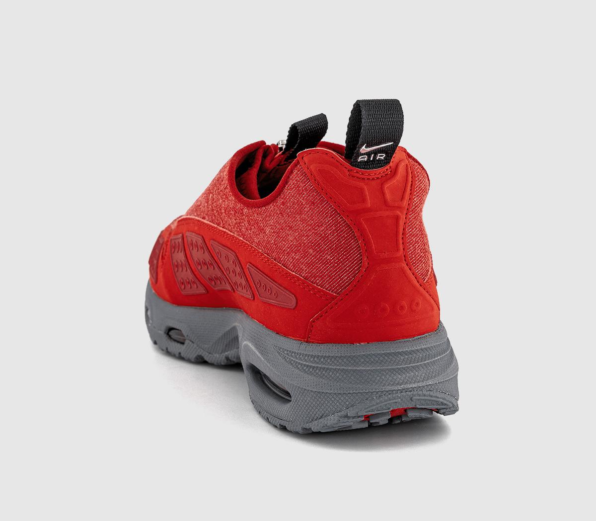 NikeAir Max SNDR x OFFSPRING Gym Red Metallic Silver Fire Red