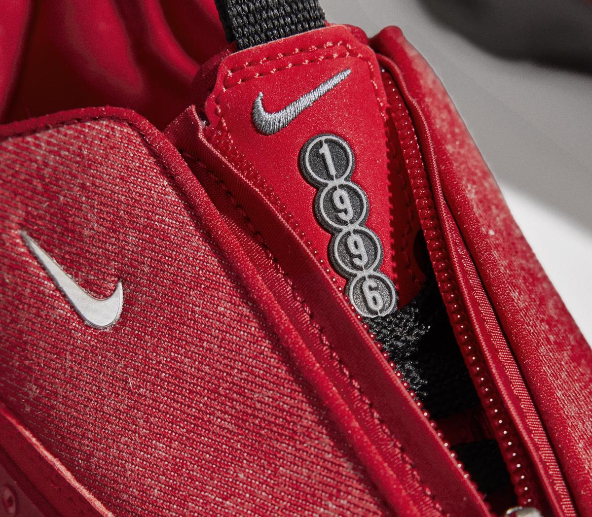 NikeAir Max SNDR x OFFSPRING Gym Red Metallic Silver Fire Red