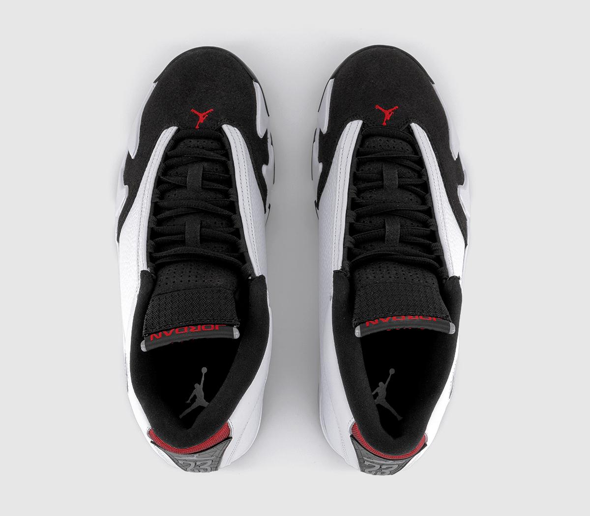 JordanAir Jordan 14 TrainersWhite Varsity Red Black Metallic Silver