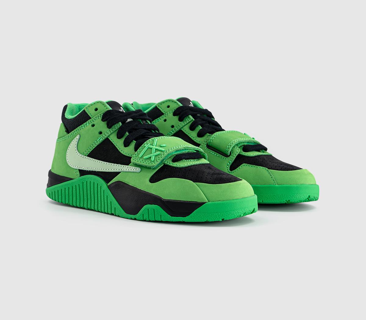 Jordan Travis Scott CJ1 T-Rexx Trainers Green Spark - Men's Trainers