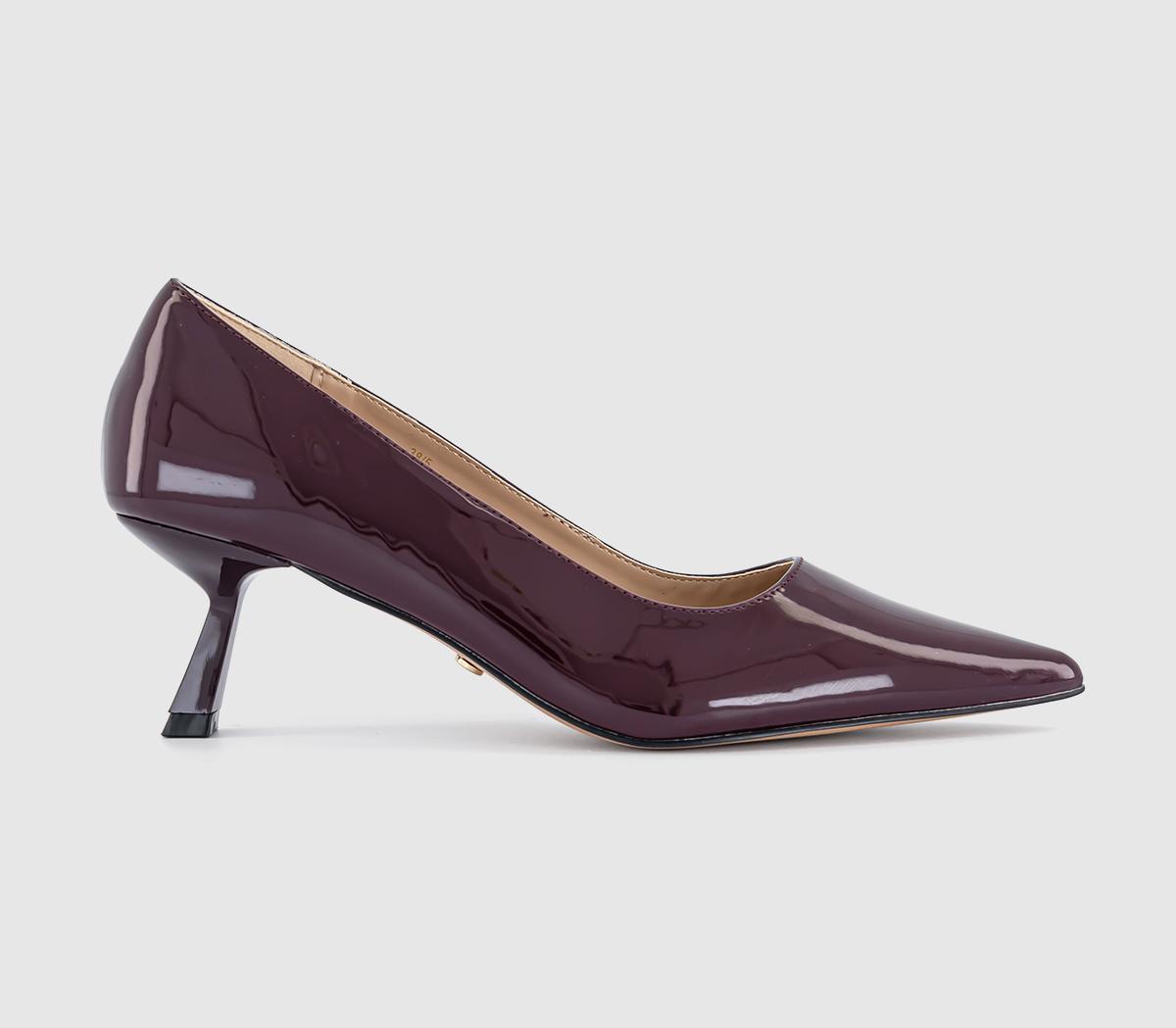 OFFICEMackie Kitten Heels Court OFFICEMackie Kitten Heels CourtBurgundy Patent