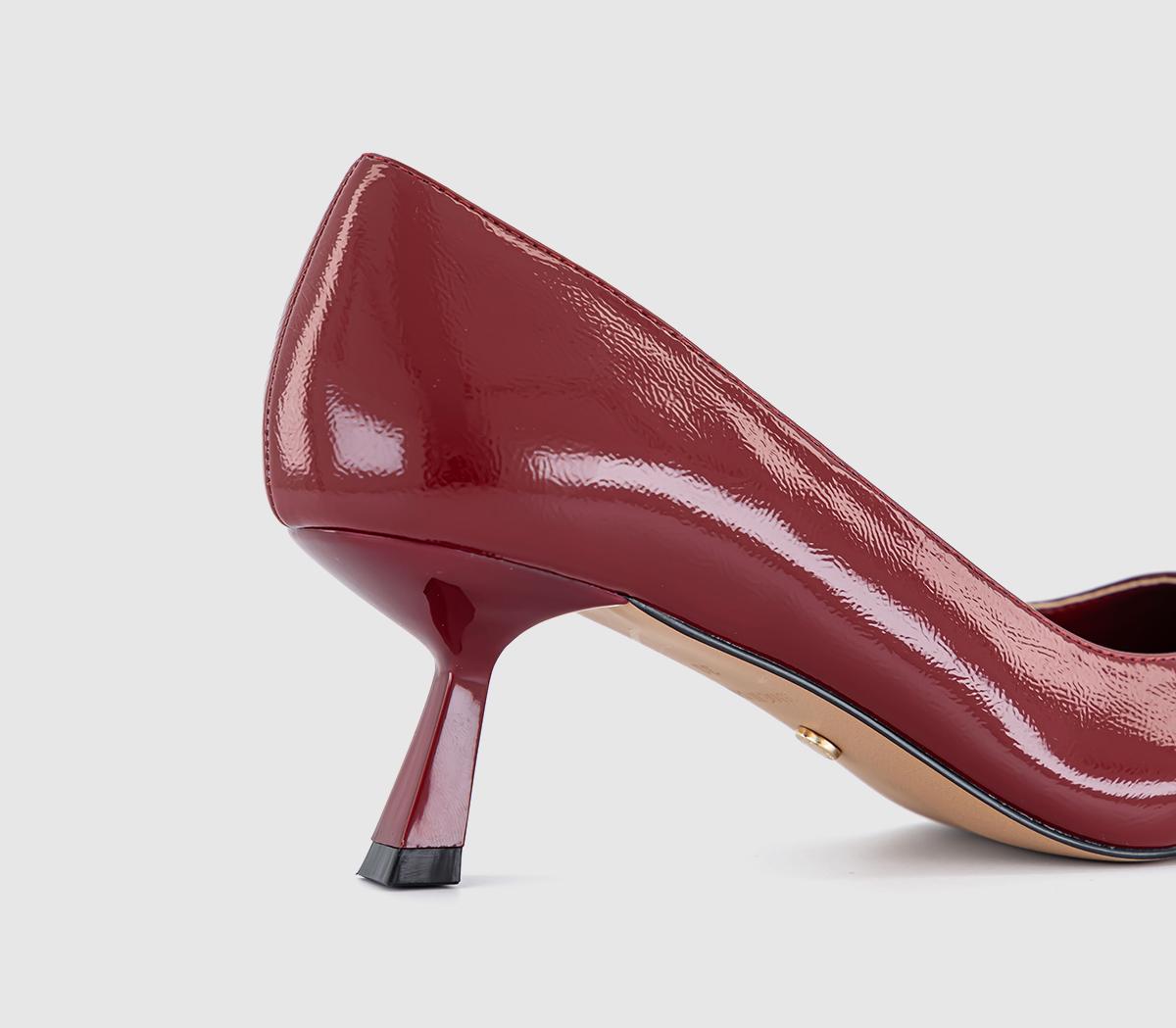 OFFICEMackie Kitten Heels Court OFFICEMackie Kitten Heels CourtRed Patent Pu