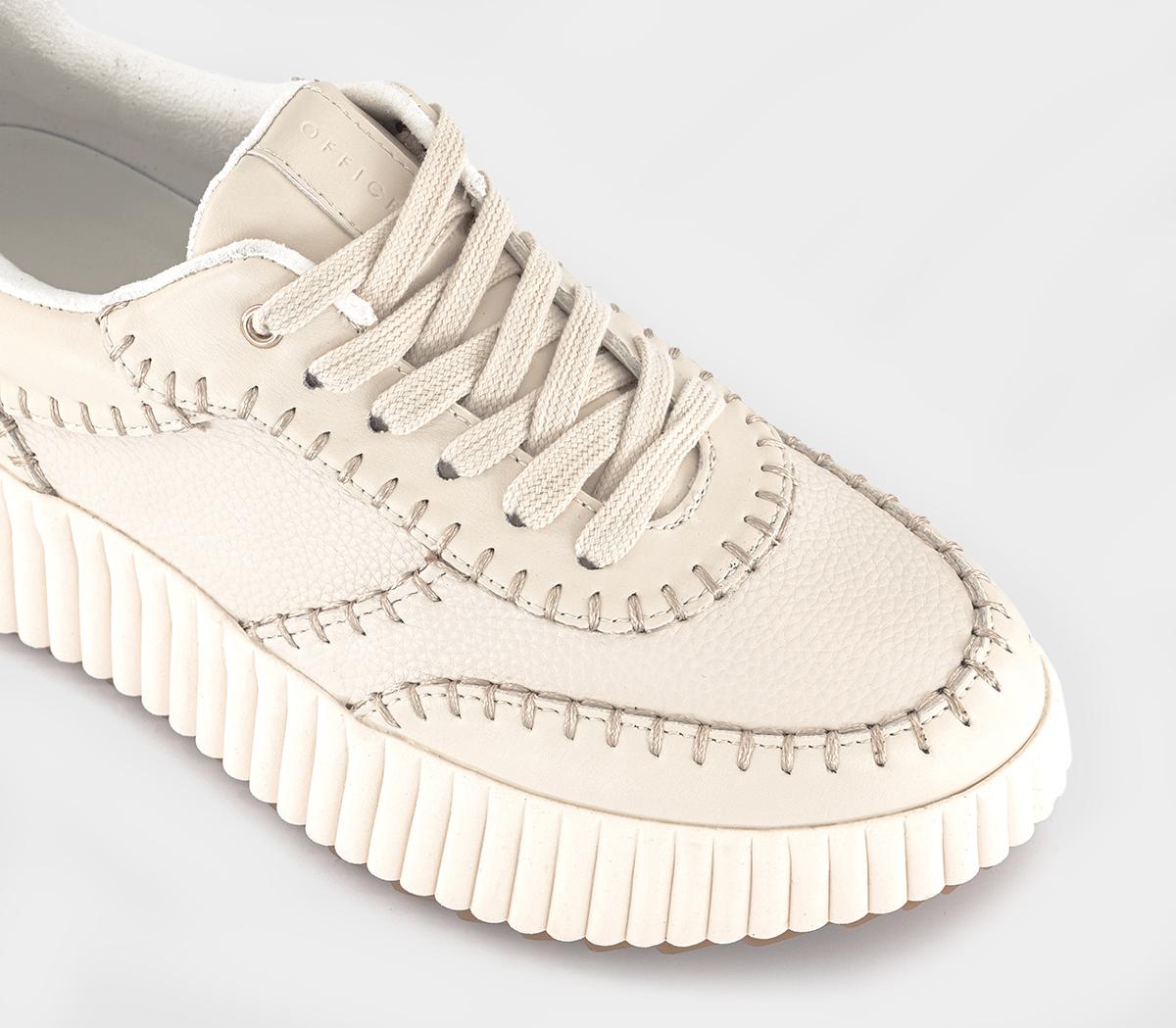 OFFICETaylor Lace Up Trainers OFFICETaylor Lace Up TrainersOff White