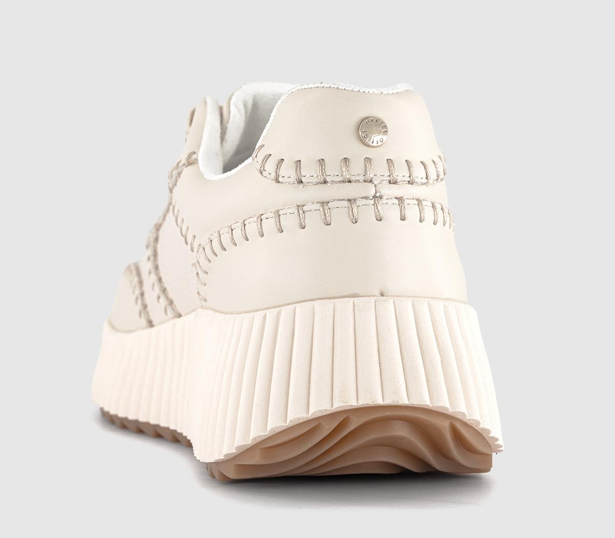 OFFICETaylor Lace Up Trainers OFFICETaylor Lace Up TrainersOff White