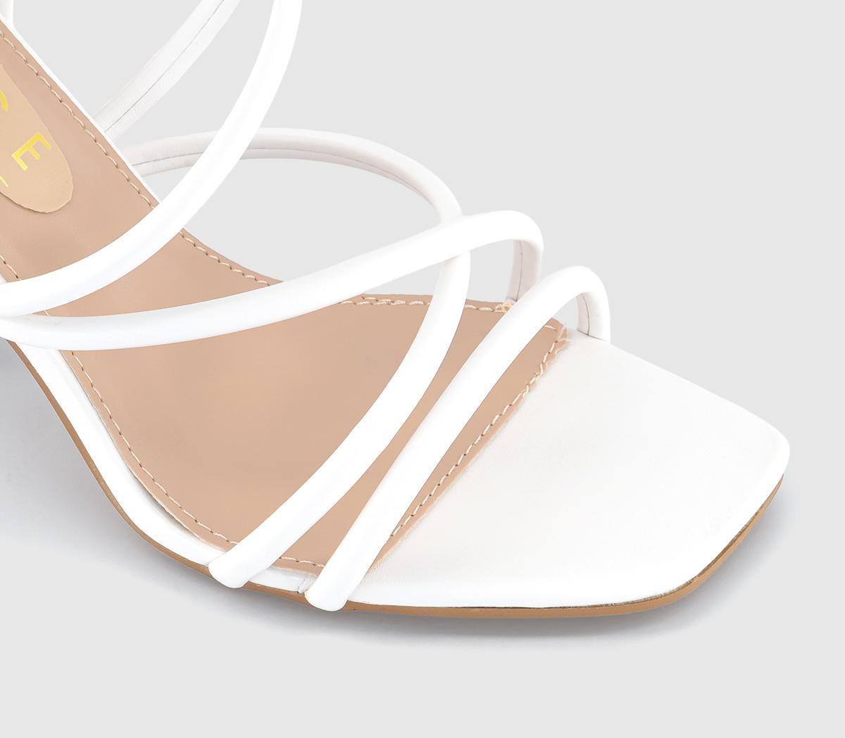 OFFICEHaya Multi Strap Block Heels OFFICEHaya Multi Strap Block HeelsWhite