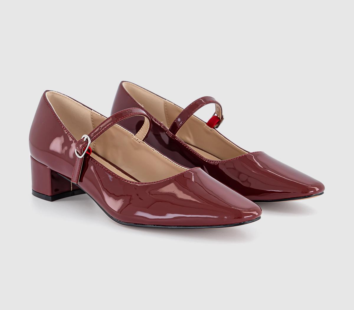 OFFICEMia Single Strap Mary Janes OFFICEMia Single Strap Mary JanesRed Patent