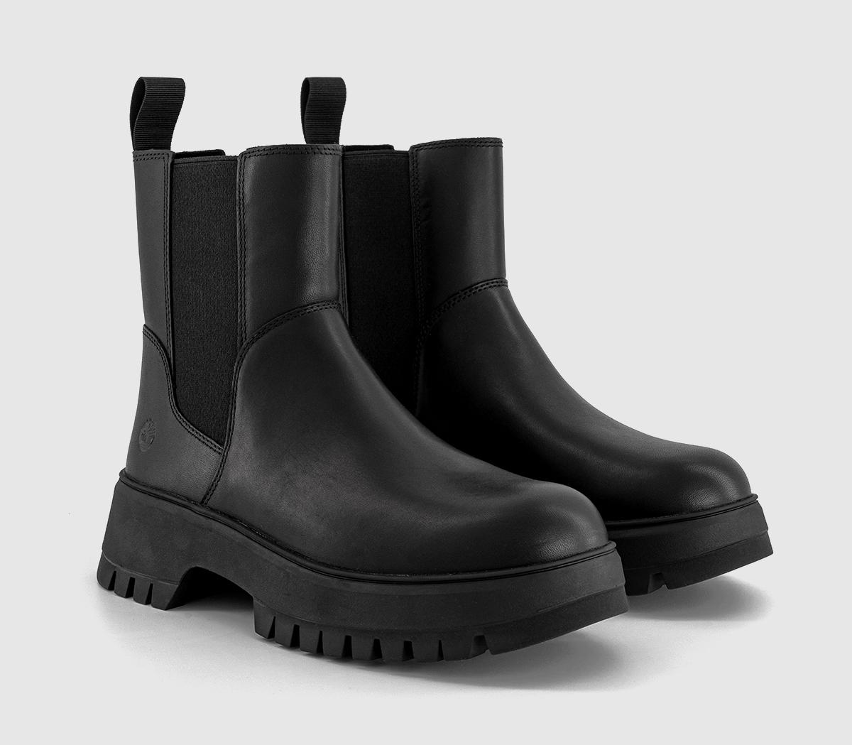 Timberland Cora Valley Chelsea Boots Timberland Cora Valley Chelsea Boots Black Leather