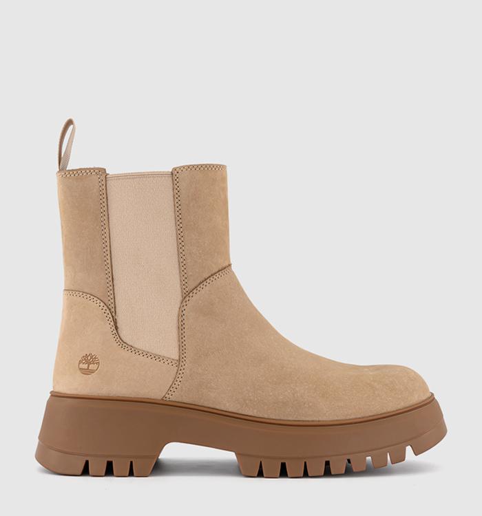 Timberland Cora Valley Chelsea Boots Light Beige Nubuck