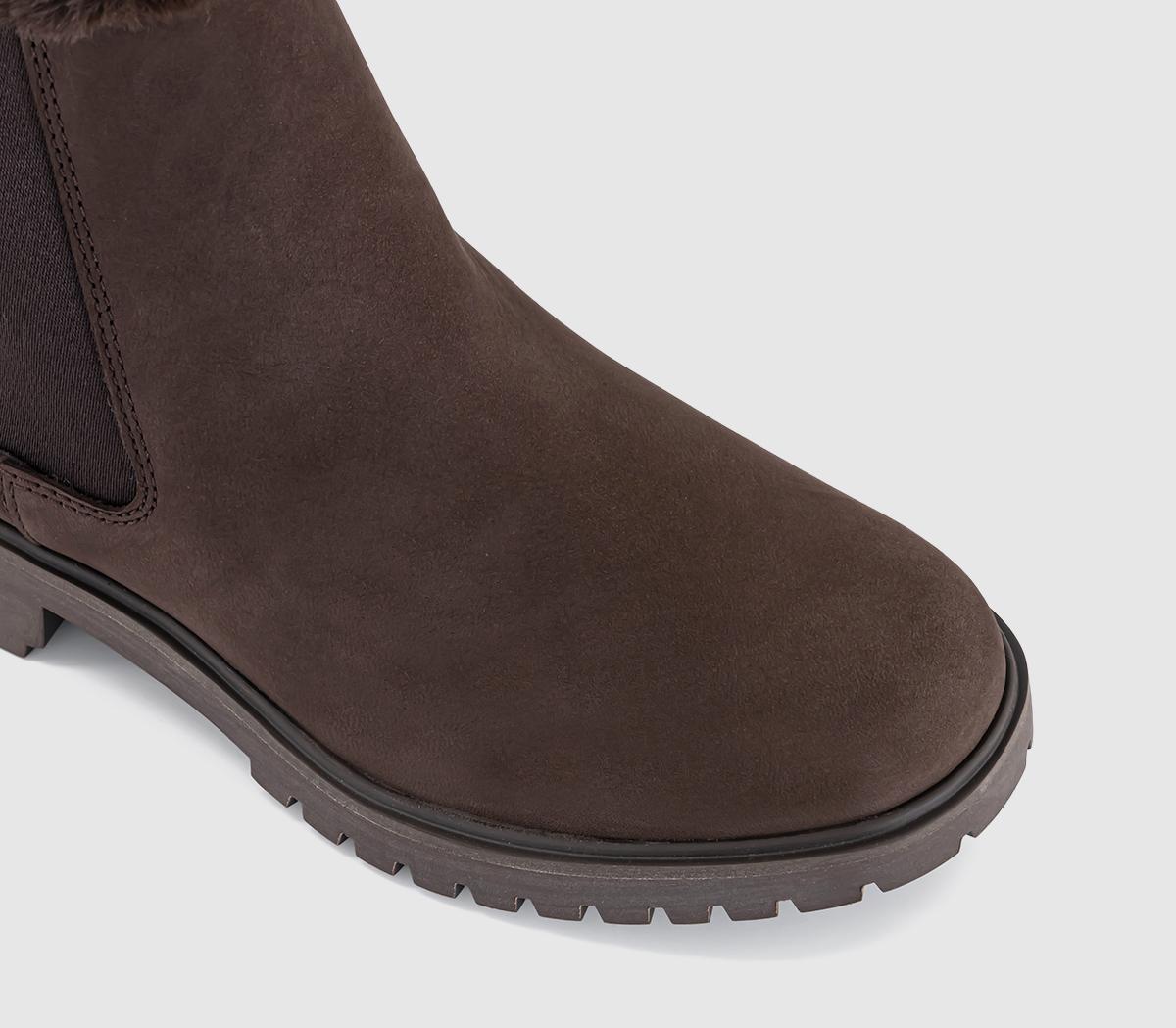 TimberlandLyonsdale ChelseaChocolate Brown Nubuck