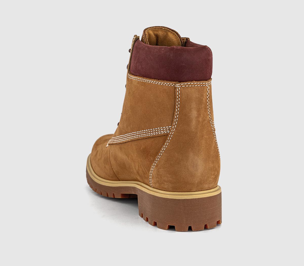 TimberlandLyonsdale BootsMedium Brown Burgundy Nubuck