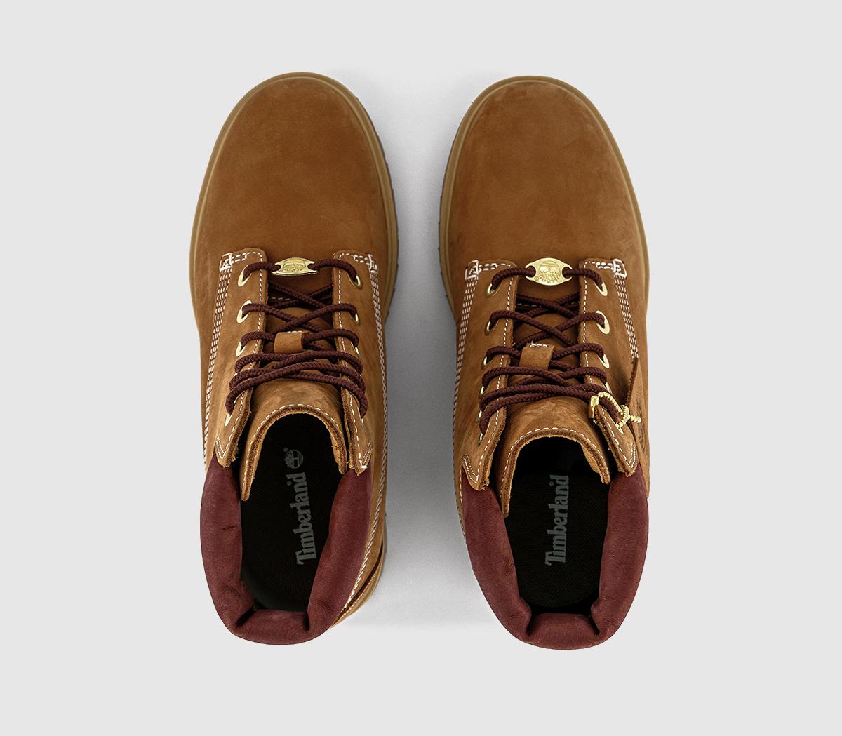 TimberlandLyonsdale BootsMedium Brown Burgundy Nubuck