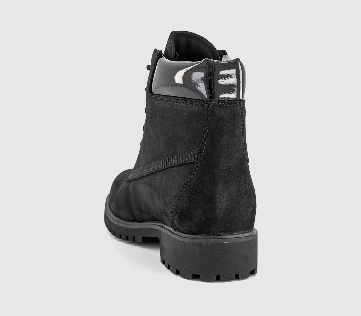 TimberlandLyonsdale BootsBlack Nubuck Patent