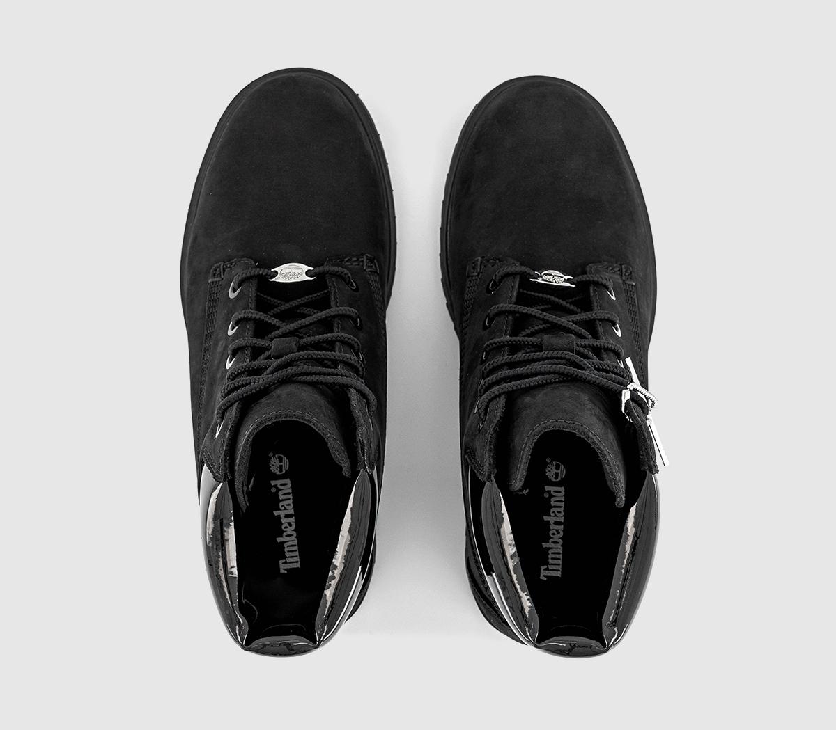 TimberlandLyonsdale BootsBlack Nubuck Patent