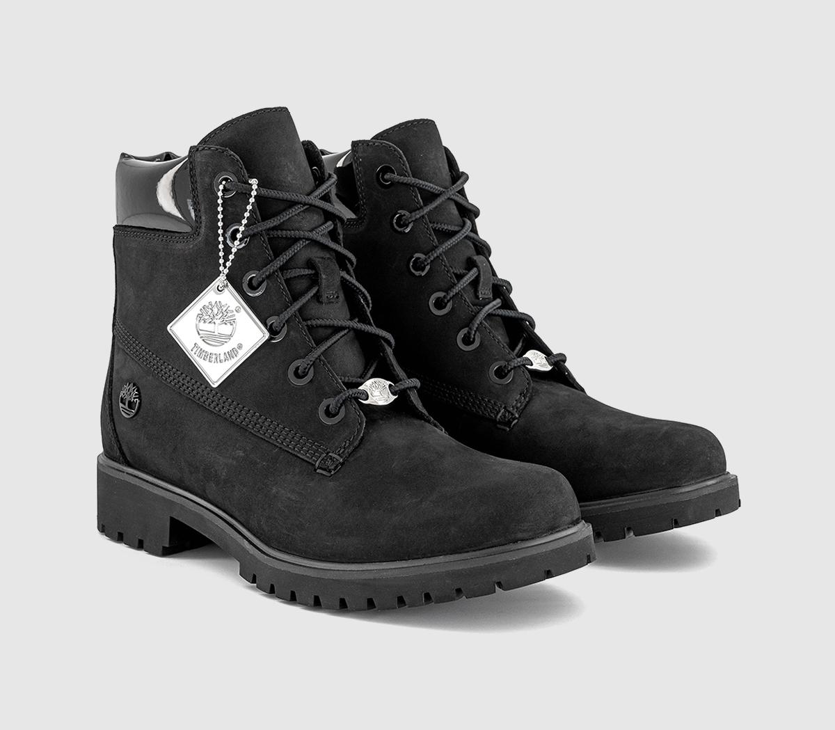 TimberlandLyonsdale BootsBlack Nubuck Patent