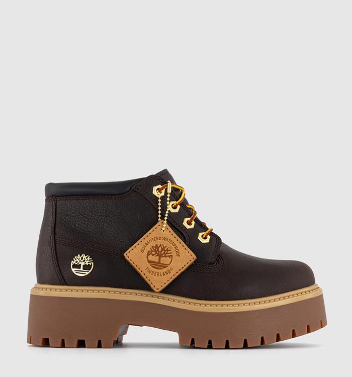 Short black timberland boots deals