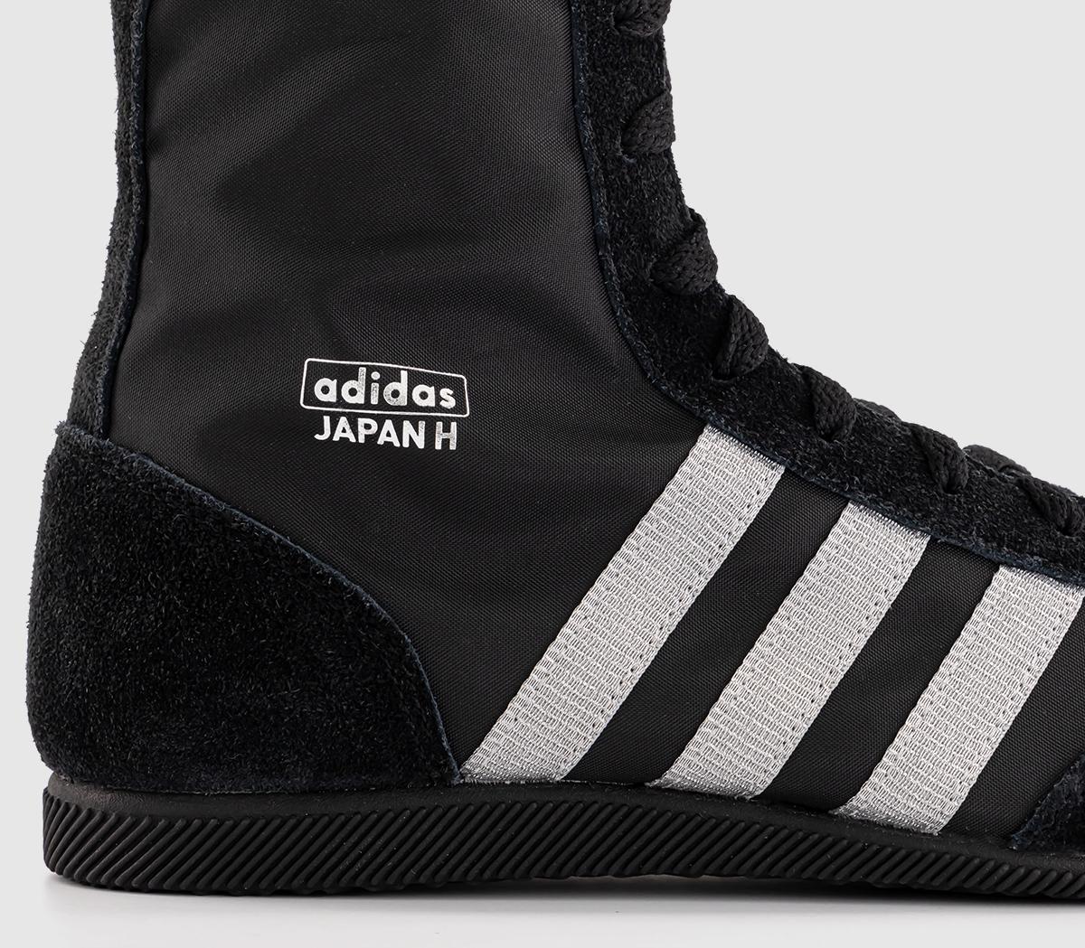 adidasW Japan Hi TrainersCore Black Silver Metallic White