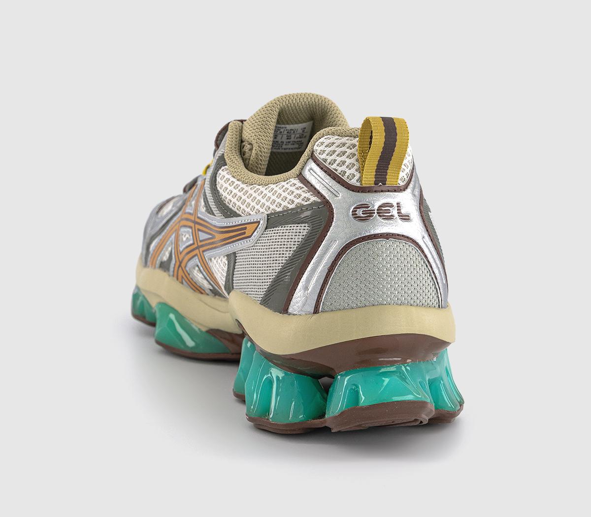 ASICS Gel-Quantum Kinetic Trainers White Khaki - Unisex Sports