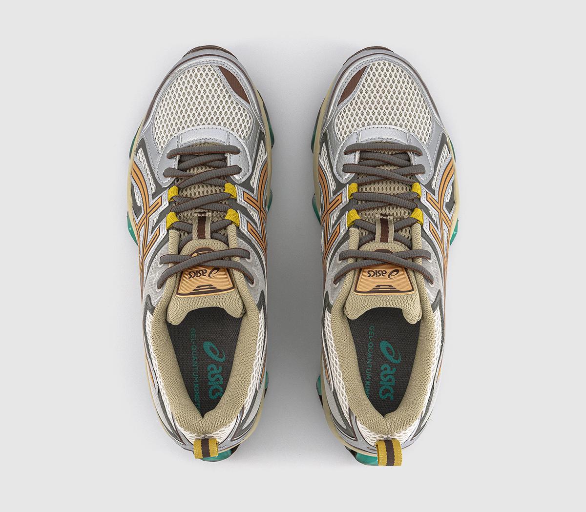 ASICSGel-Quantum Kinetic TrainersWhite Khaki