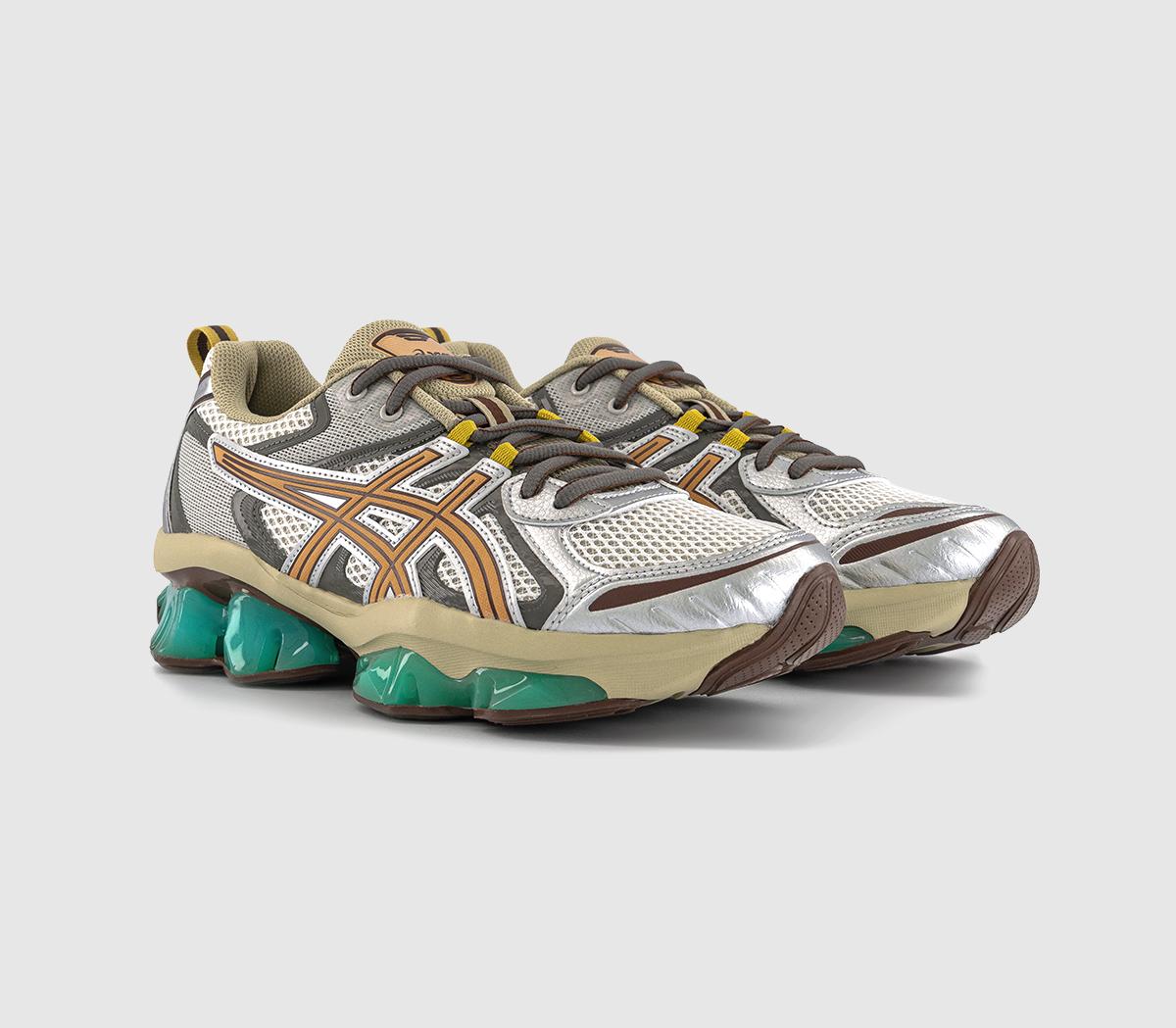 ASICSGel-Quantum Kinetic TrainersWhite Khaki