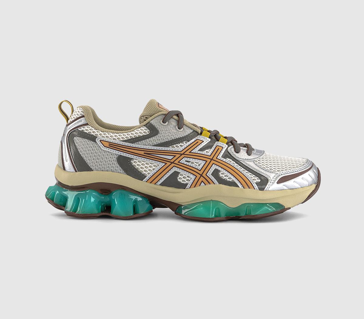ASICS Gel-Quantum Kinetic Trainers White Khaki - Unisex Sports