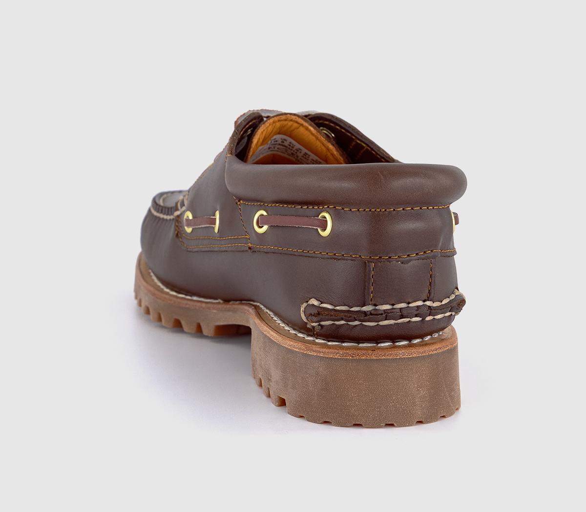 Timberland3 Eye Lug Handsewn Boat Shoes Timberland3 Eye Lug Handsewn Boat ShoesBrown