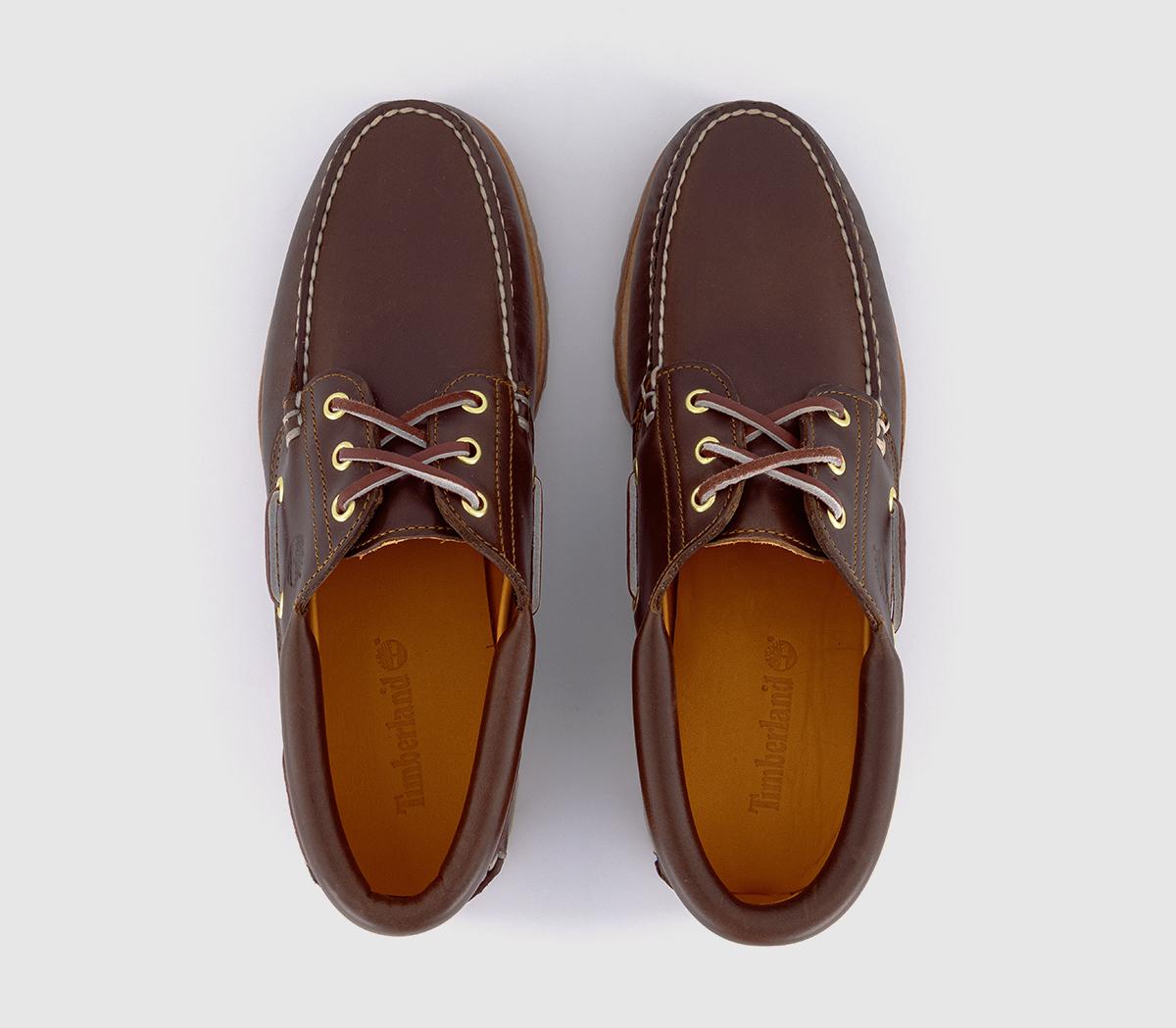 Timberland3 Eye Lug Handsewn Boat Shoes Timberland3 Eye Lug Handsewn Boat ShoesBrown