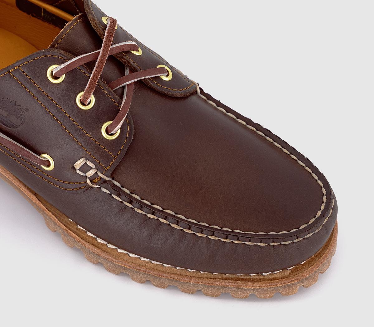 Timberland3 Eye Lug Handsewn Boat Shoes Timberland3 Eye Lug Handsewn Boat ShoesBrown