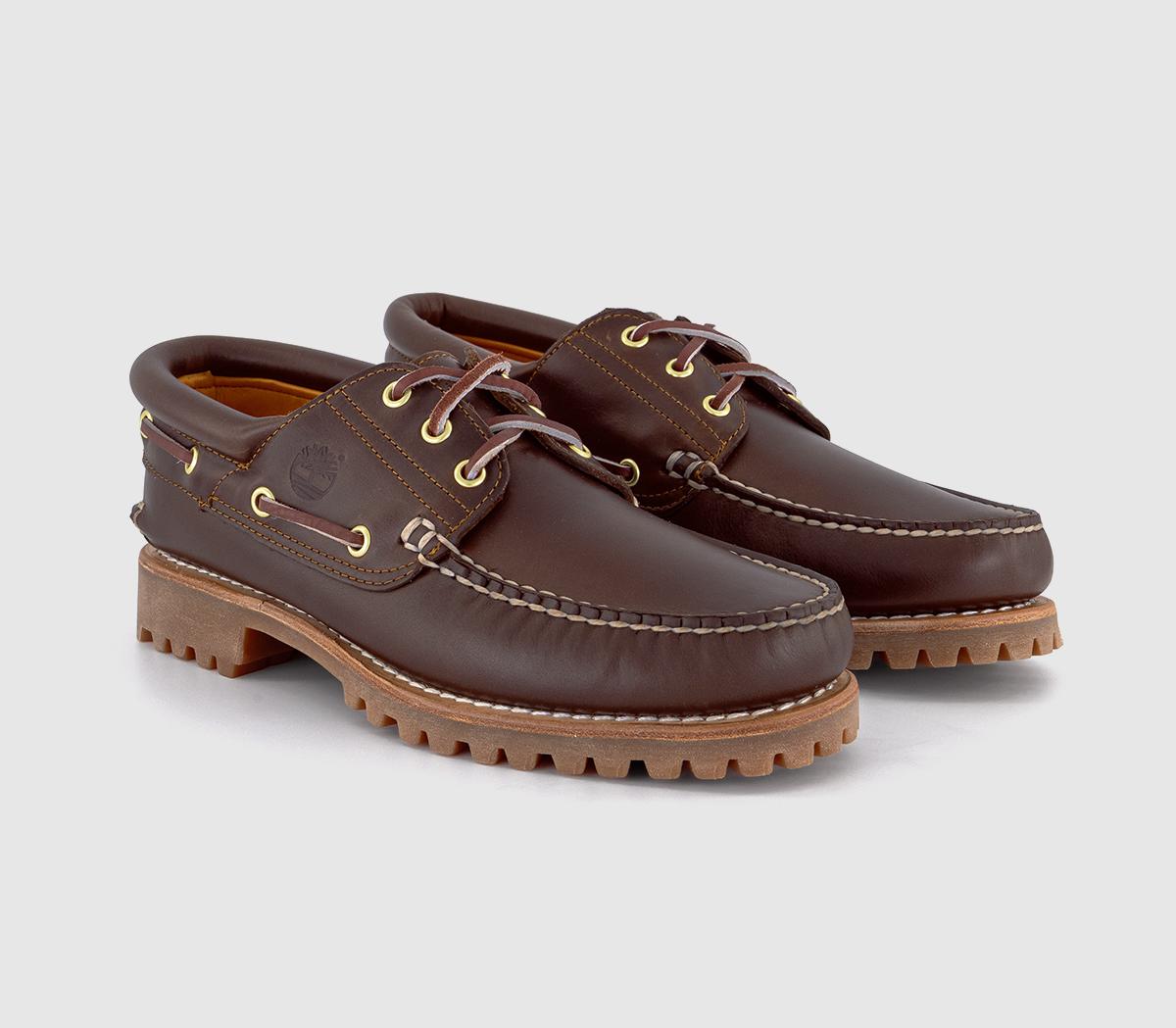 Timberland3 Eye Lug Handsewn Boat Shoes Timberland3 Eye Lug Handsewn Boat ShoesBrown