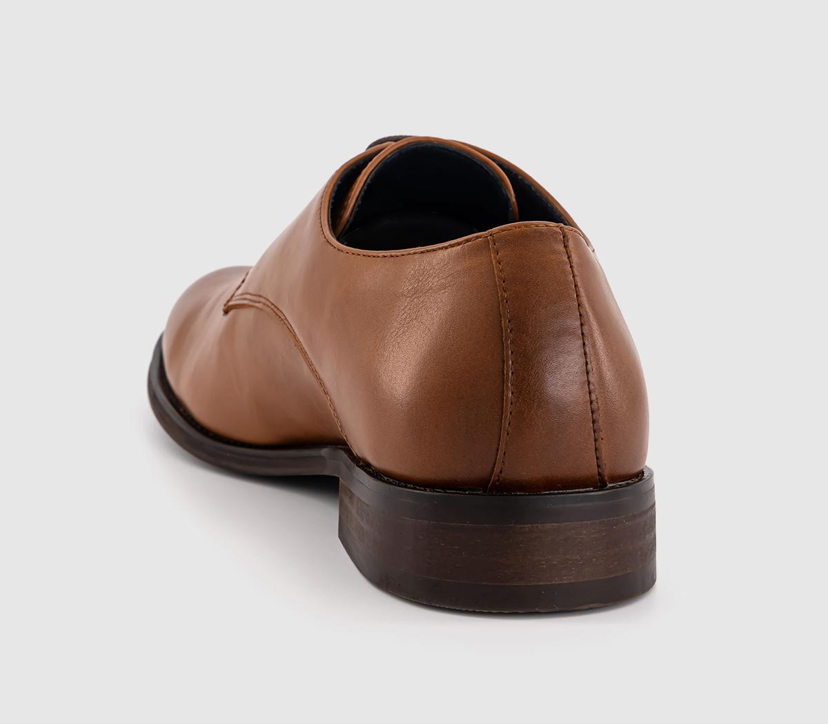 OFFICEMessenger Plain Toe Derby Shoes OFFICEMessenger Plain Toe Derby ShoesTan