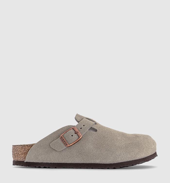 BIRKENSTOCK Boston Kids Clogs Taupe