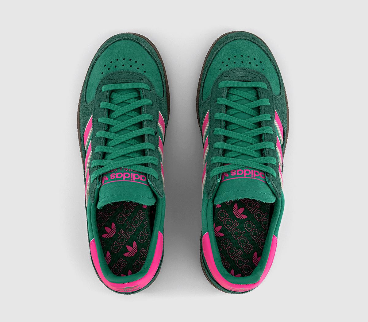 adidasHandball Spezial WM Trainers adidasHandball Spezial WM TrainersCourt Green Lucid Pink Off White