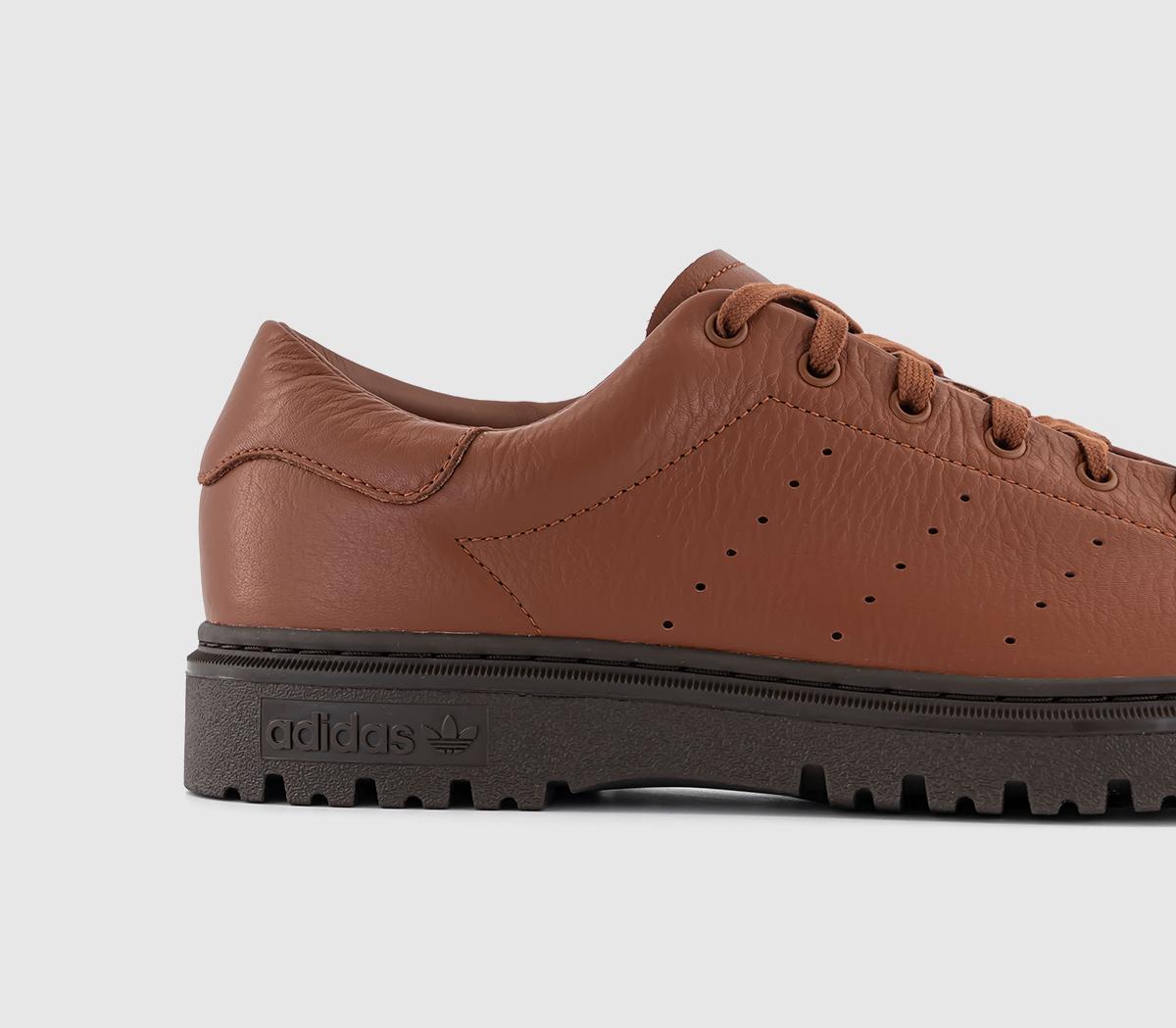 adidas Stan Smith Freizeit Trainers St Redwood Dark Brown