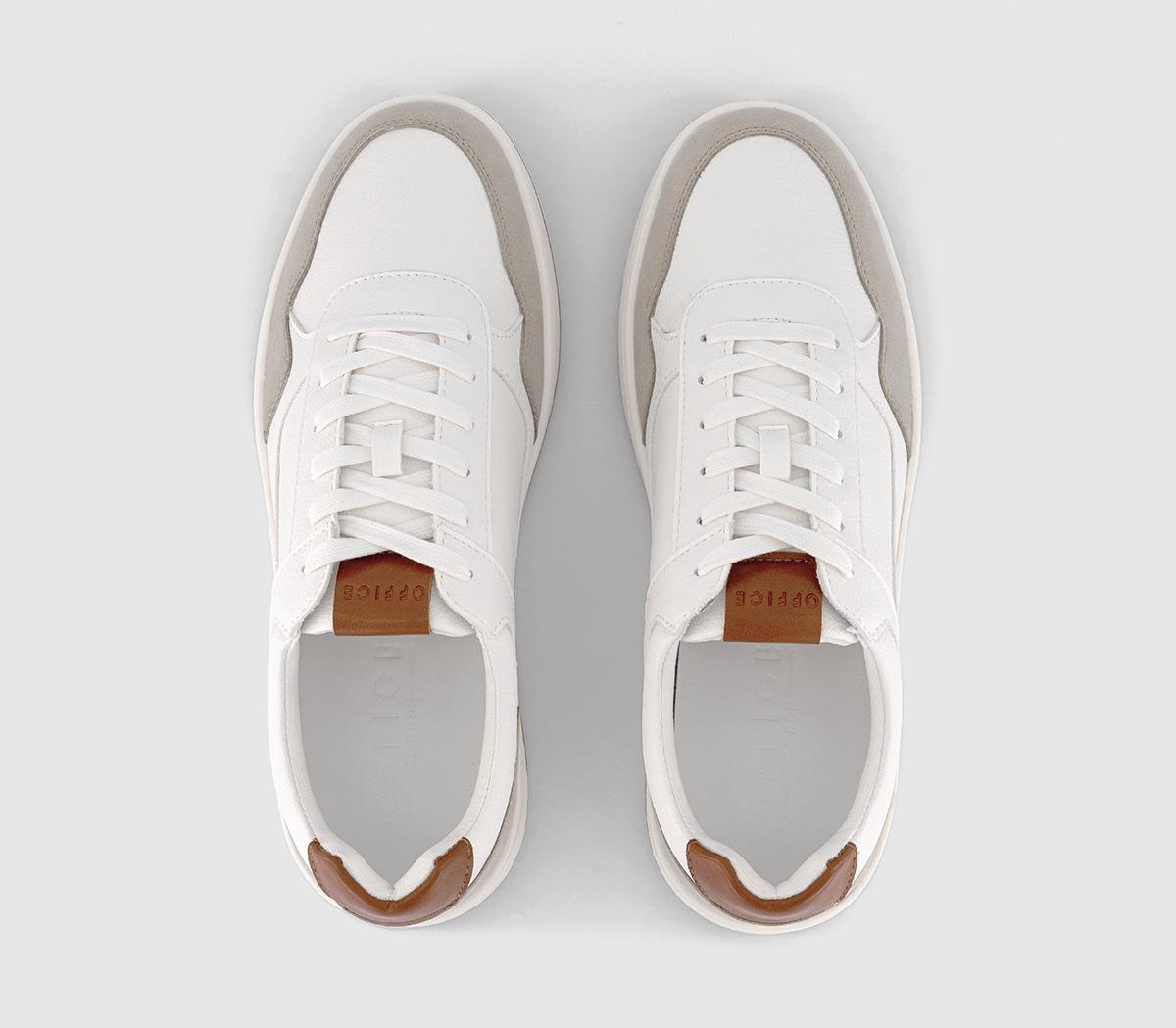OFFICEClyde Panel Detail Trainers OFFICEClyde Panel Detail TrainersBeige