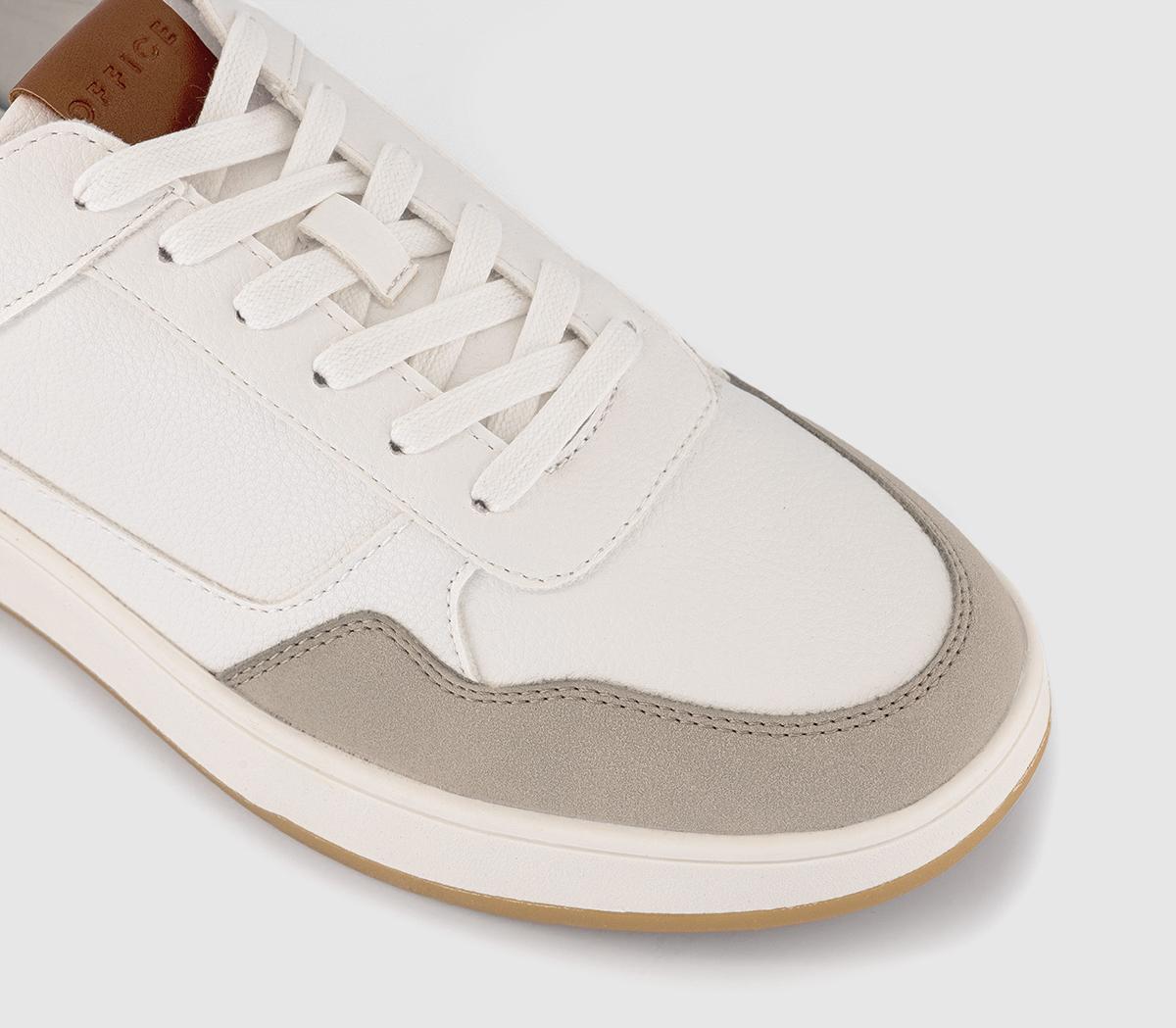 OFFICEClyde Panel Detail Trainers OFFICEClyde Panel Detail TrainersBeige