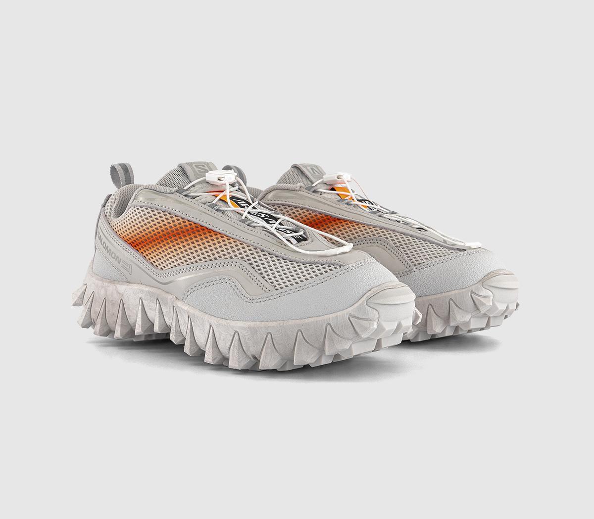 SalomonSnowclog AriesLunar Rock  Shocking Orange Silver