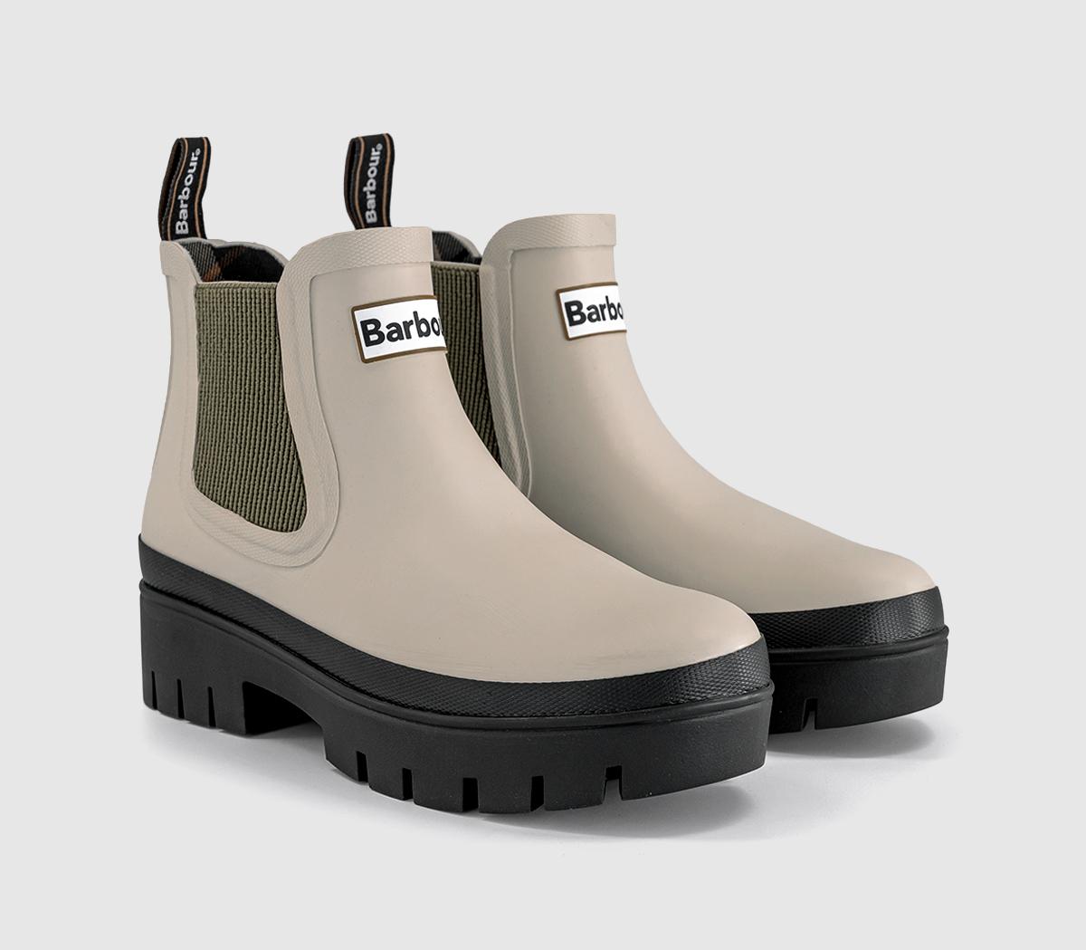 BarbourHalton Chelsea Welly BootsLight Oak Bleached Olive