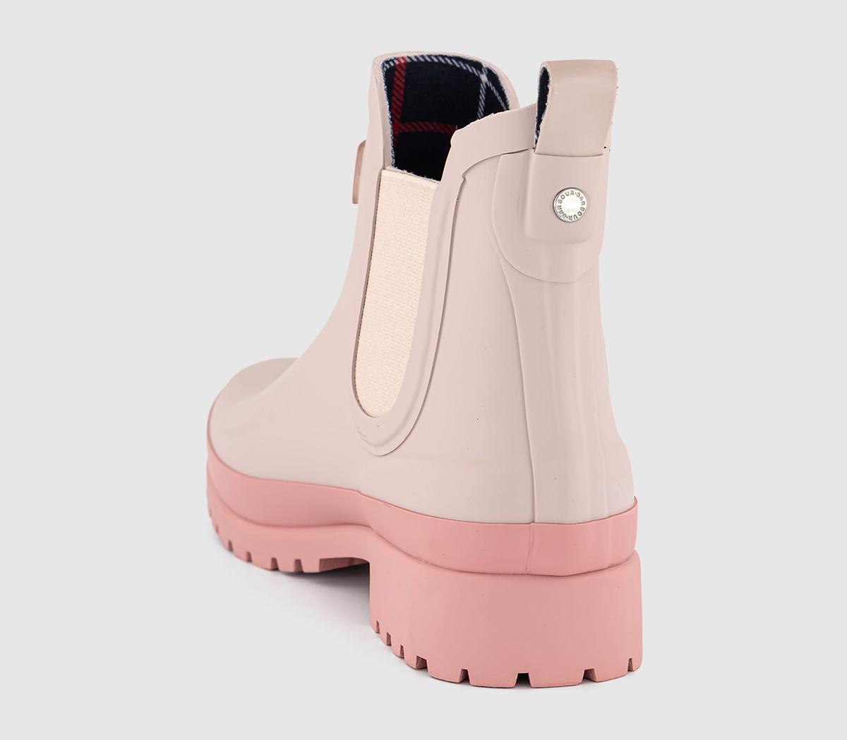 BarbourMallow Chelsea Welly Boots BarbourMallow Chelsea Welly BootsWhite Pepper Pink Rust
